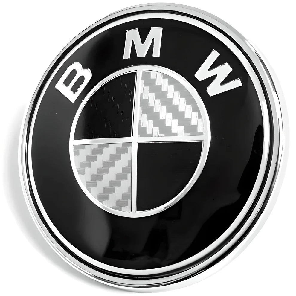 BMW Badge | Carbon Fibre Design Replacement Emblem | AutoCap Solutions