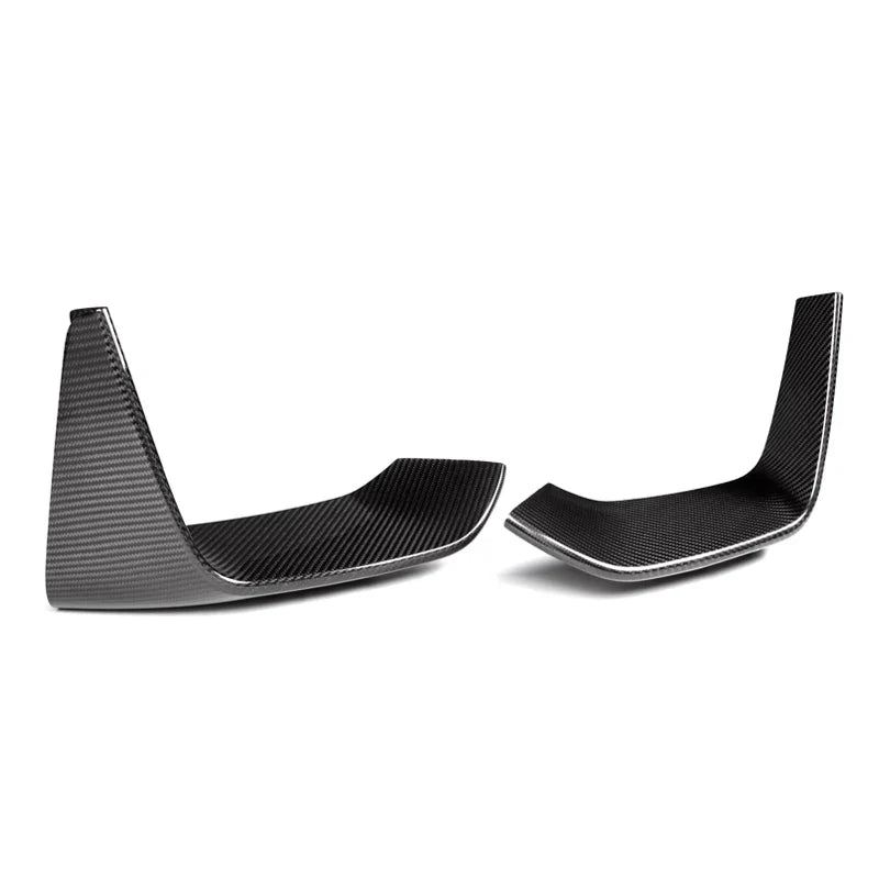 BMW M4 F82 real carbon fibre corner splitter dive plane blade design
