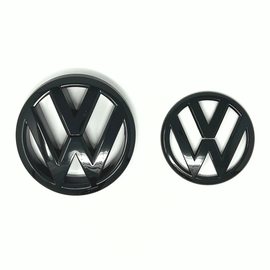 Volkswagen VW Golf MK6 Front + Rear Glossy Black Badge Set | AutoCap Solutions