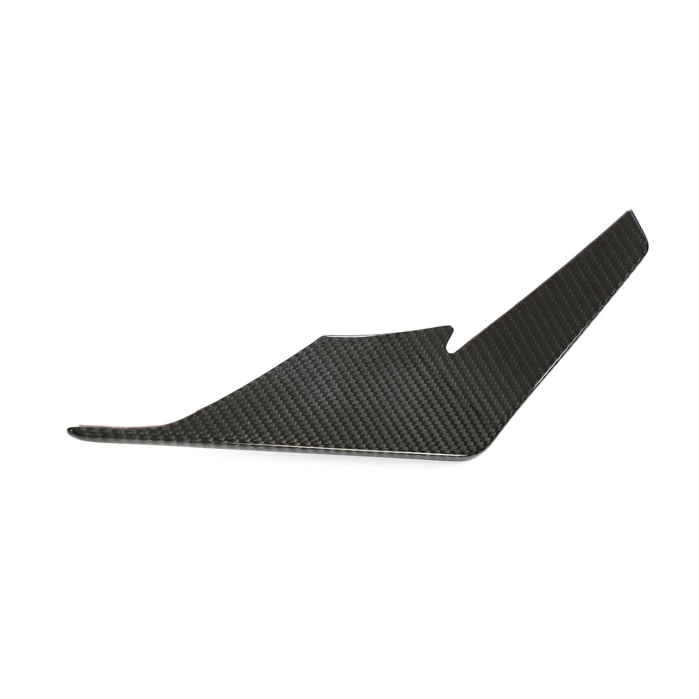 Audi R8 Gen 2.5 front bumper carbon fibre canard close-up