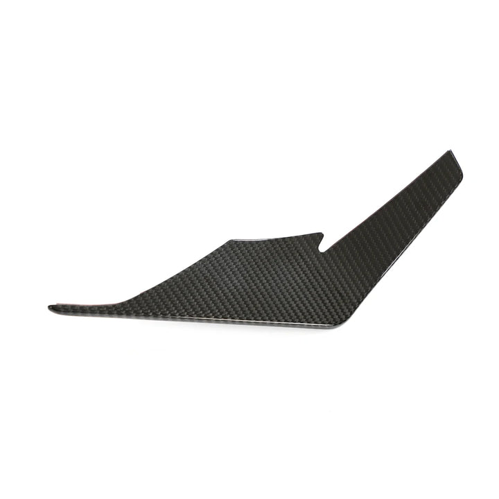 Audi R8 Gen 2.5 front bumper carbon fibre canard close-up