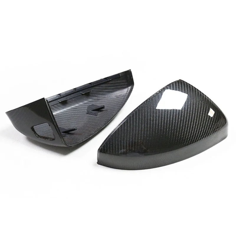Audi R8 dry carbon fibre direct-replacement mirror cover