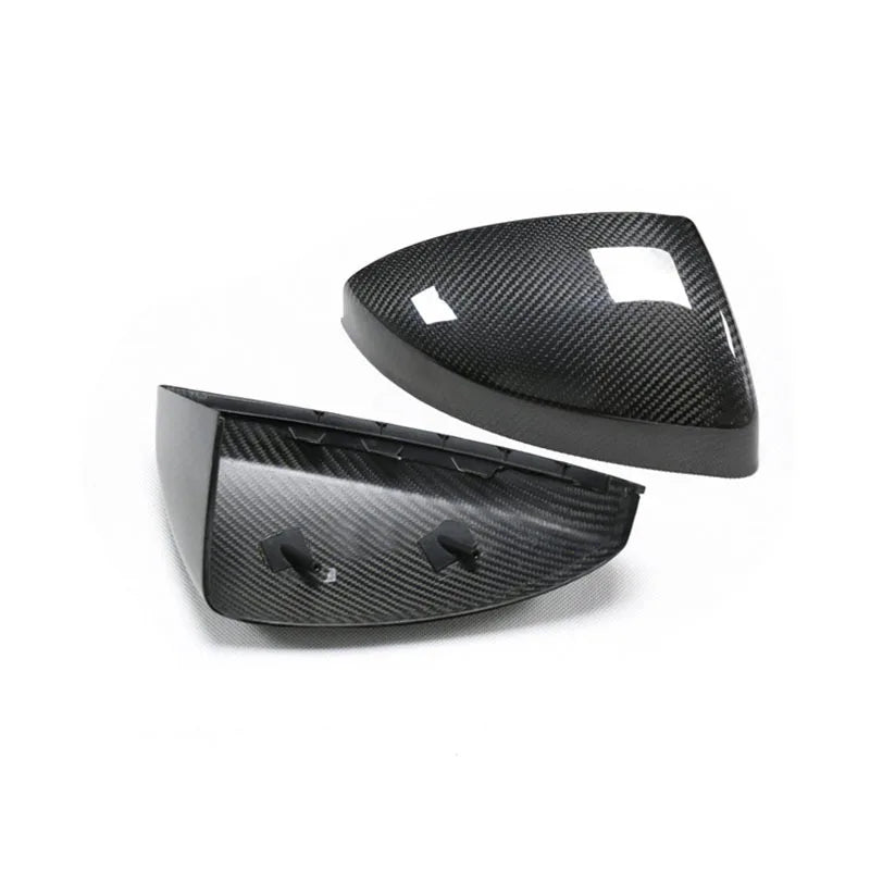 Audi R8 TT TTS TTRS dry carbon fibre wing mirror covers pair