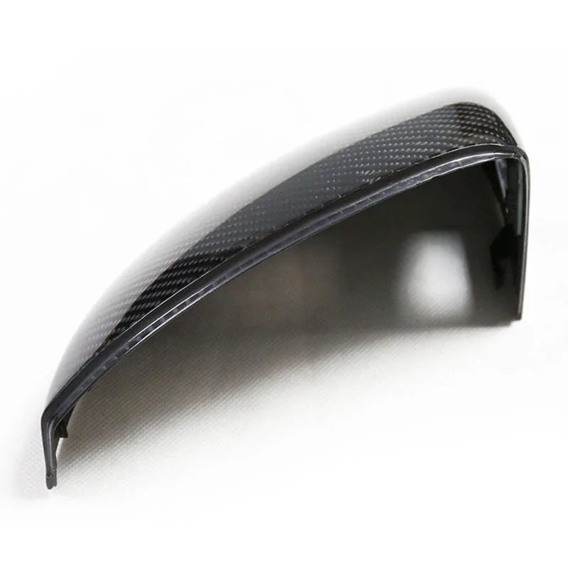 Audi TTRS Mk3 dry carbon fibre mirror caps close-up