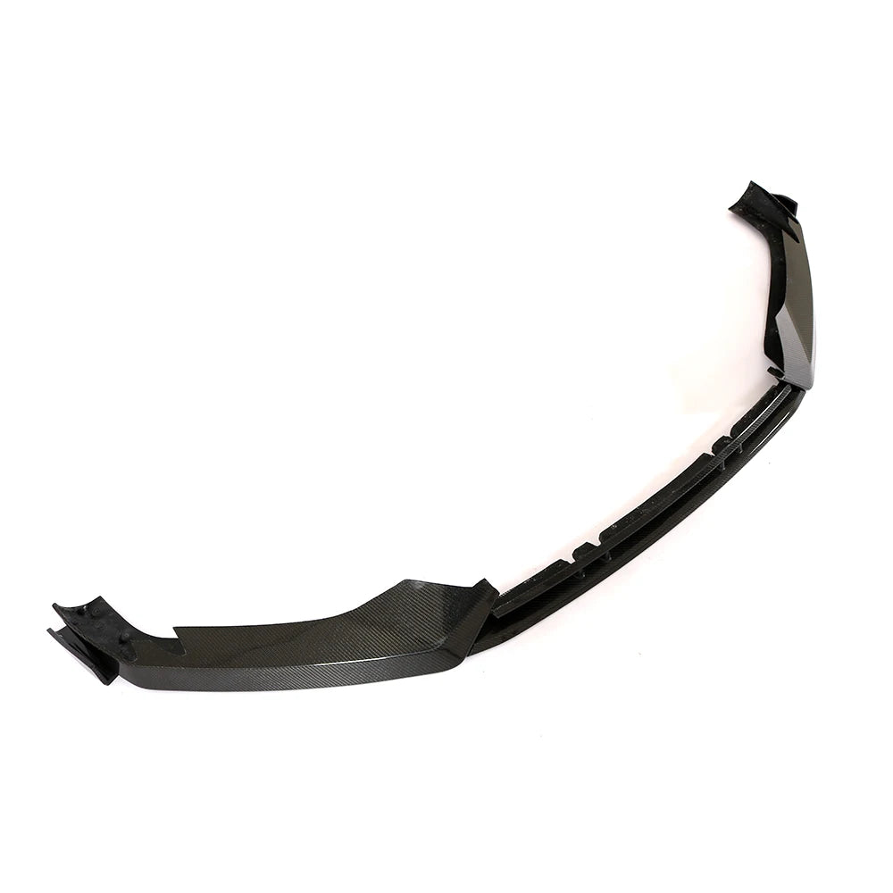 Carbon fibre front splitter for Audi TTRS showing weave