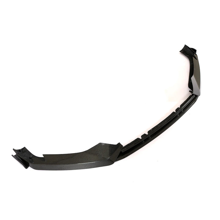 Carbon fibre front splitter for Audi TTRS showing weave