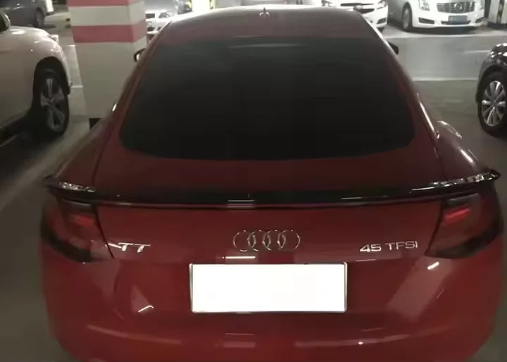 Audi TT S-Line Mk3 spoiler V2 installed