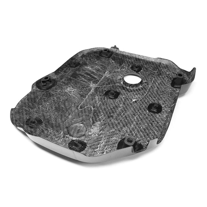 Dry carbon fibre engine cover for BMW B58 engine cover side