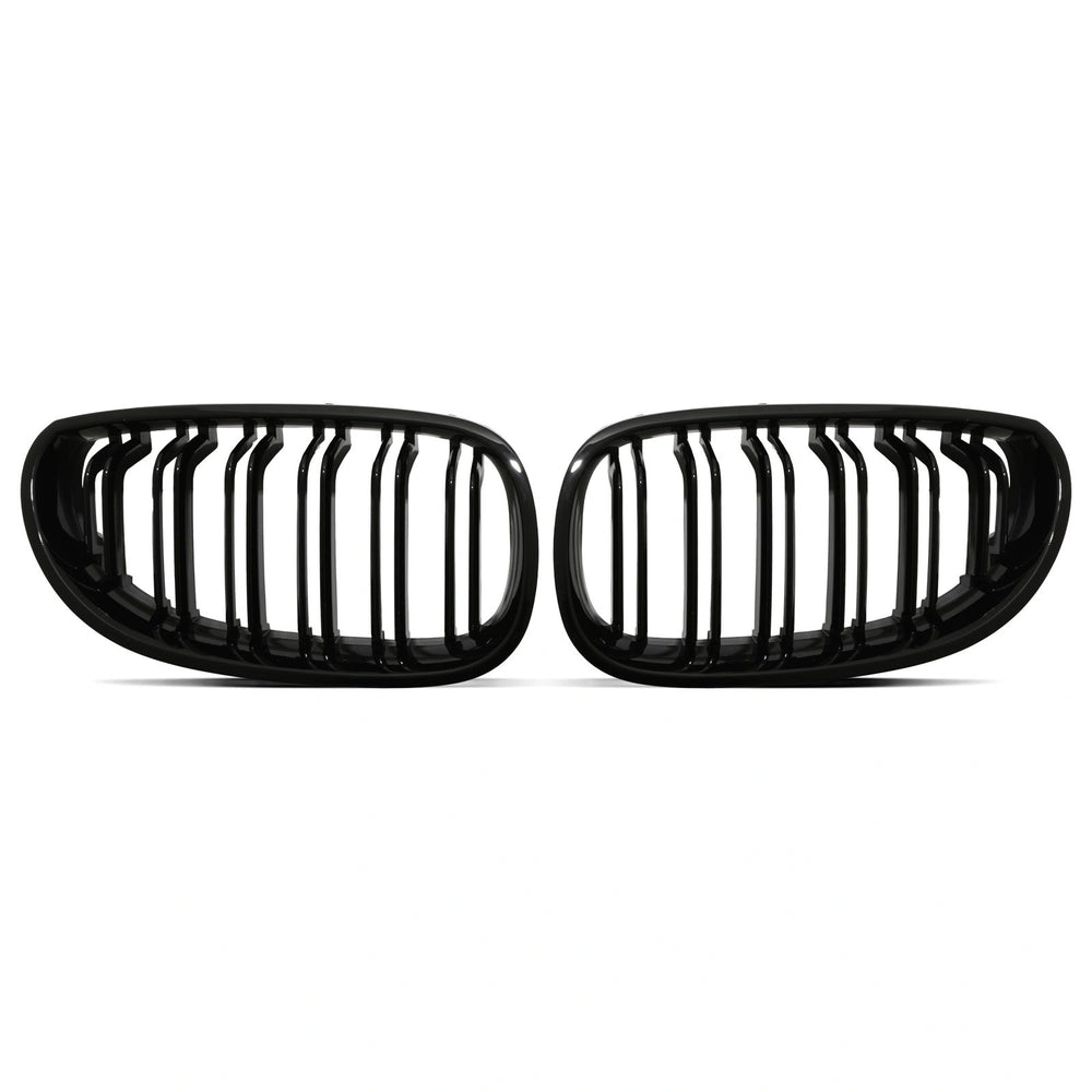 BMW 5 Series Gloss Black Front Grilles | E60 E61 | AutoCap Solutions