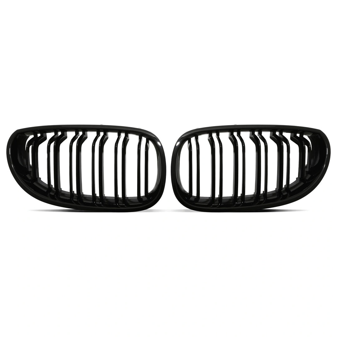 BMW 5 Series Gloss Black Front Grilles | E60 E61 | AutoCap Solutions