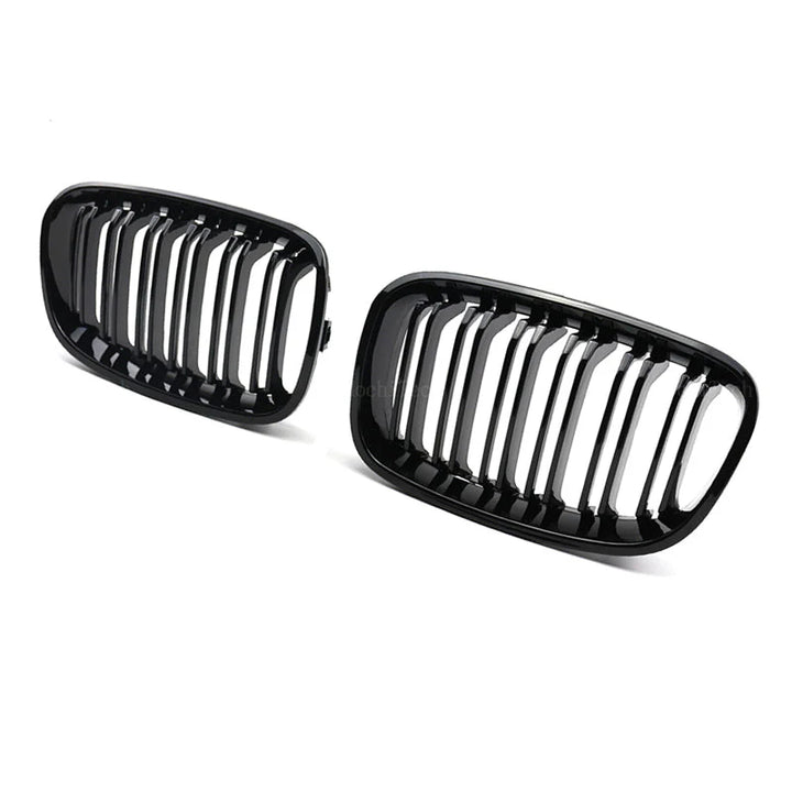 BMW 1 Series Pre-LCI Gloss Black Front Grilles | F20 F21 (2011–2014) | AutoCap Solutions