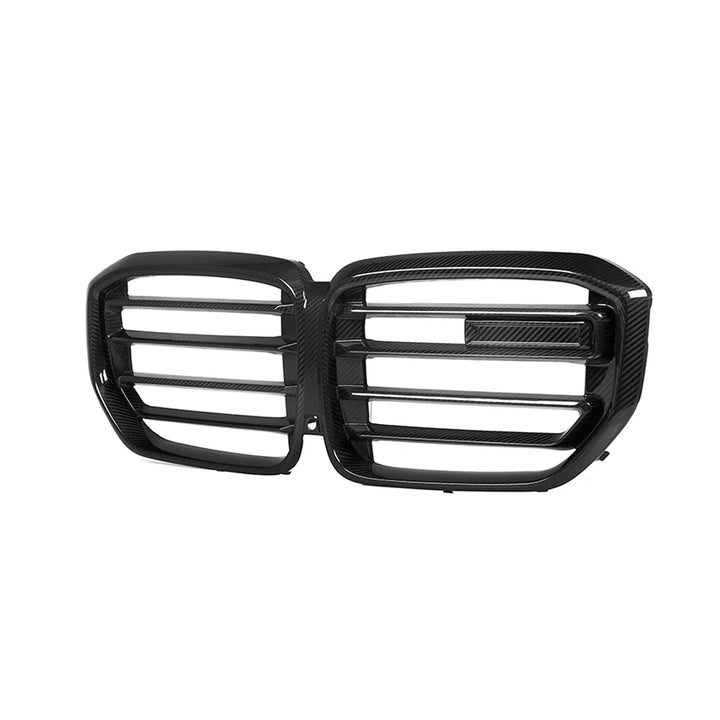 BMW X5 G05 LCI dry carbon fibre kidney grille pair