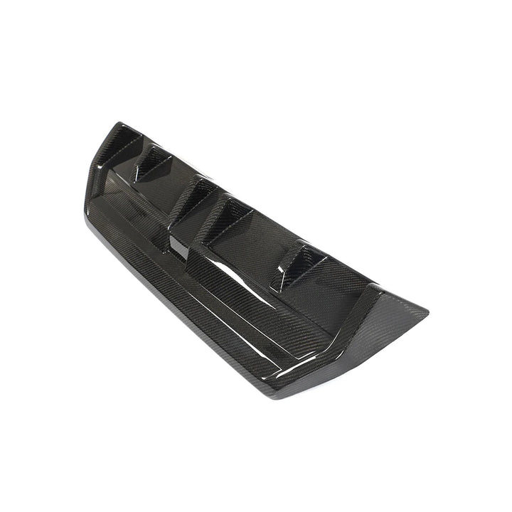 BMW G42 M Sport rear bumper dry carbon fibre detail alternate shot