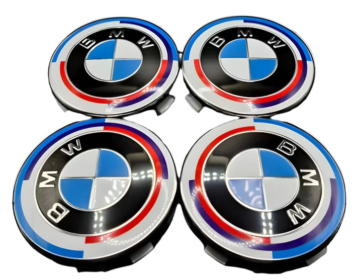 BMW 50th Anniversary Centre Caps | AutoCap Solutions