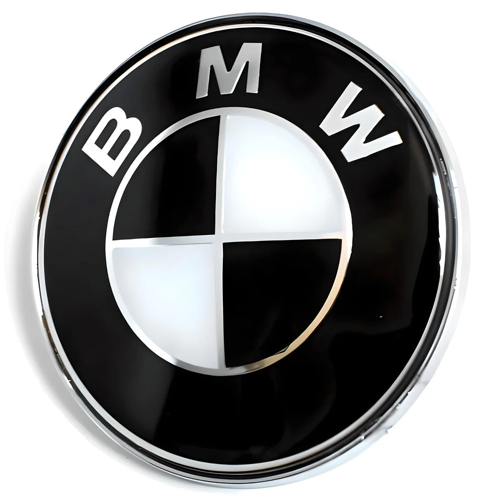 BMW Badge | Black and White Replacement Emblem | AutoCap Solutions