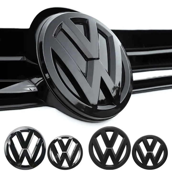 Volkswagen VW Golf MK7 2013 – 2017 Front + Rear Matte Black Badge Set | AutoCap Solutions