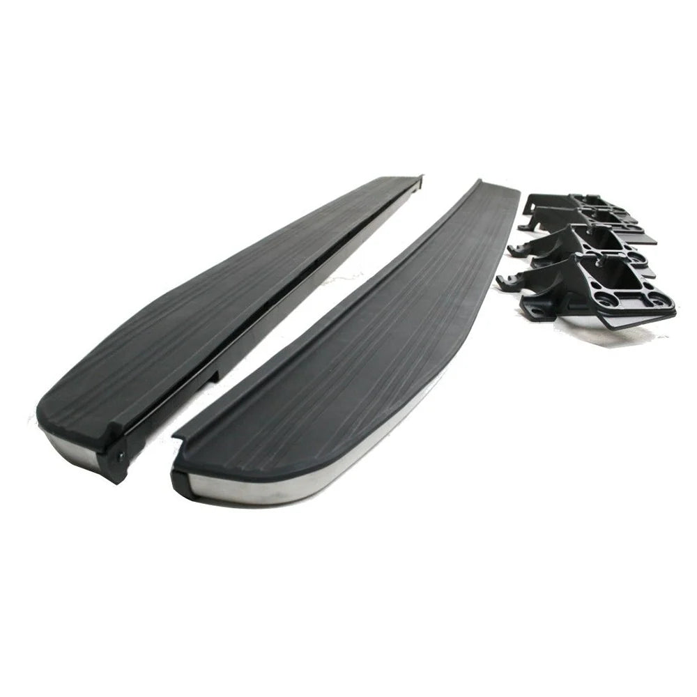 Range Rover Vogue L405 black silver side steps pair