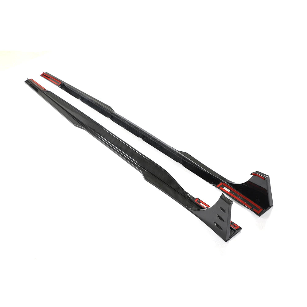 Audi RS6 C8 dry carbon fibre side skirts pair