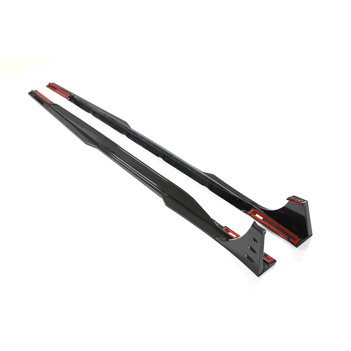 Audi RS6 C8 dry carbon fibre side skirts pair