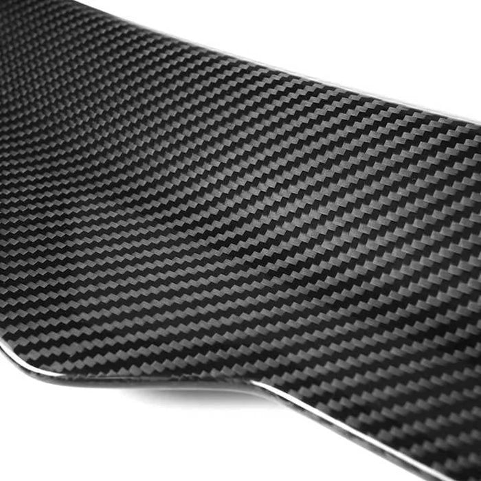 Audi RS3 8V Saloon carbon fibre spoiler showing kick-up profile