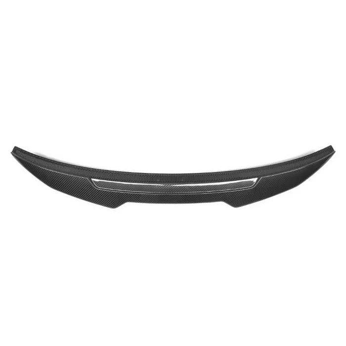 Dry carbon fibre ducktail spoiler V1 for Audi A3 8V Saloon