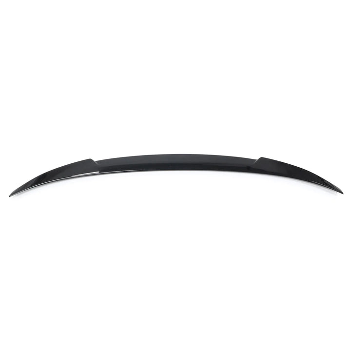 Gloss black ducktail rear spoiler for Audi A3 8V top view
