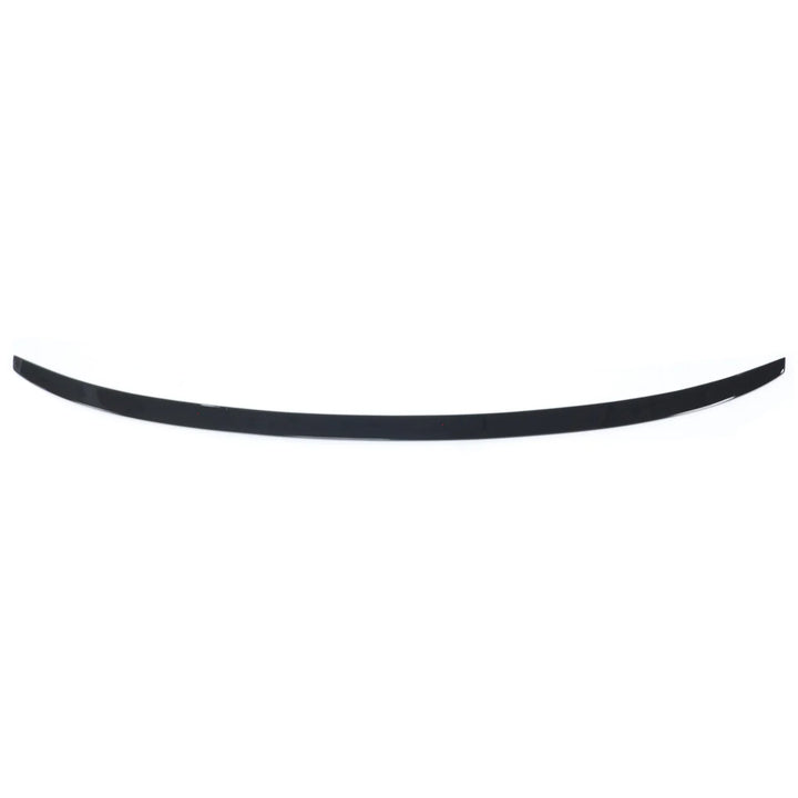 Gloss black lip spoiler for Audi A3 S3 RS3 8V Saloon top view