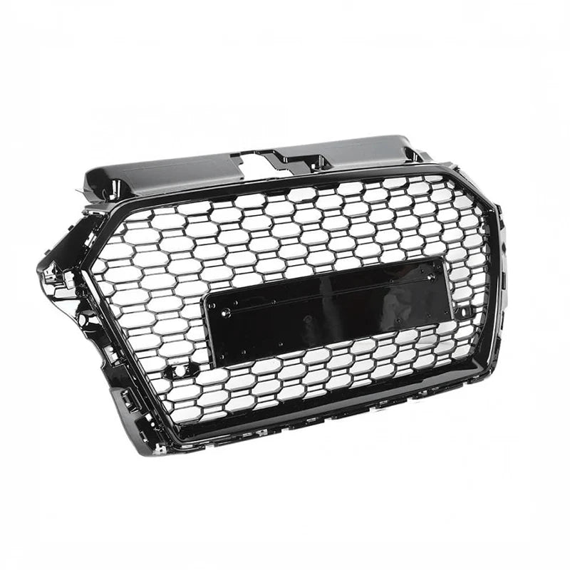 Audi A3 8V facelift V2 honeycomb gloss black front grille