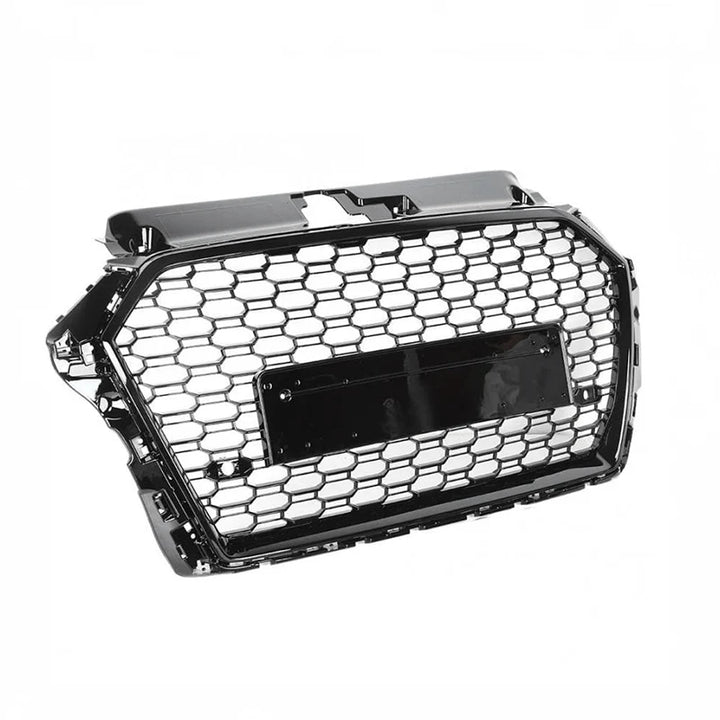 Audi A3 8V facelift V2 honeycomb gloss black front grille