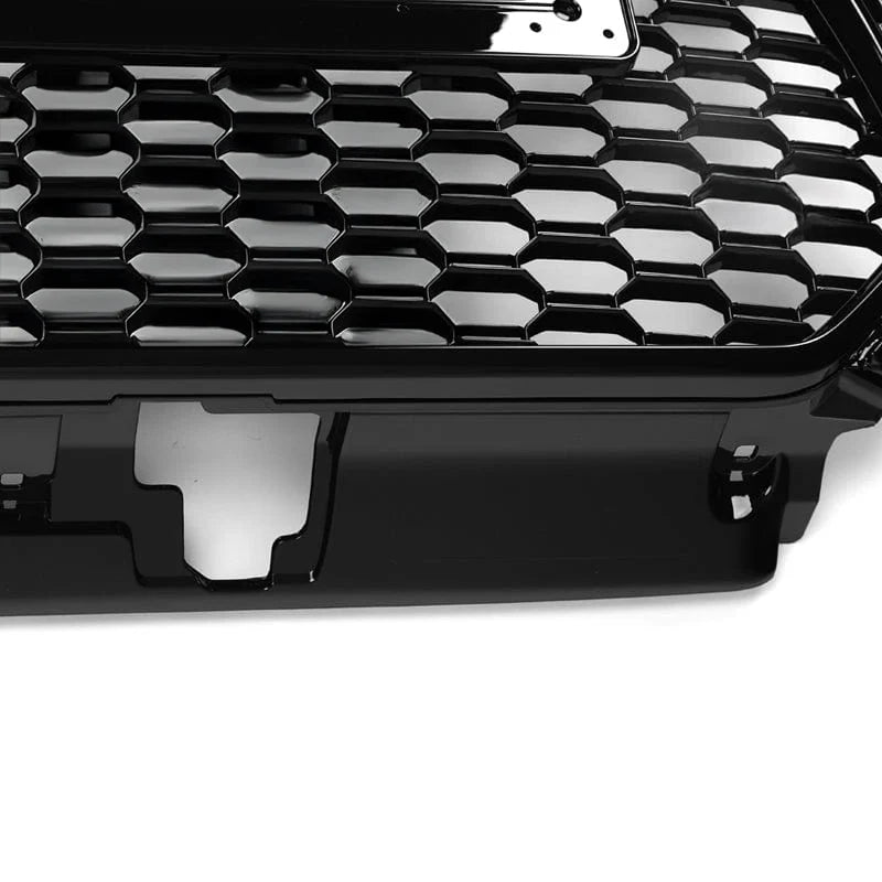 Audi A3 S3 8V V2 honeycomb front grille on a plain background close up showing lower clip