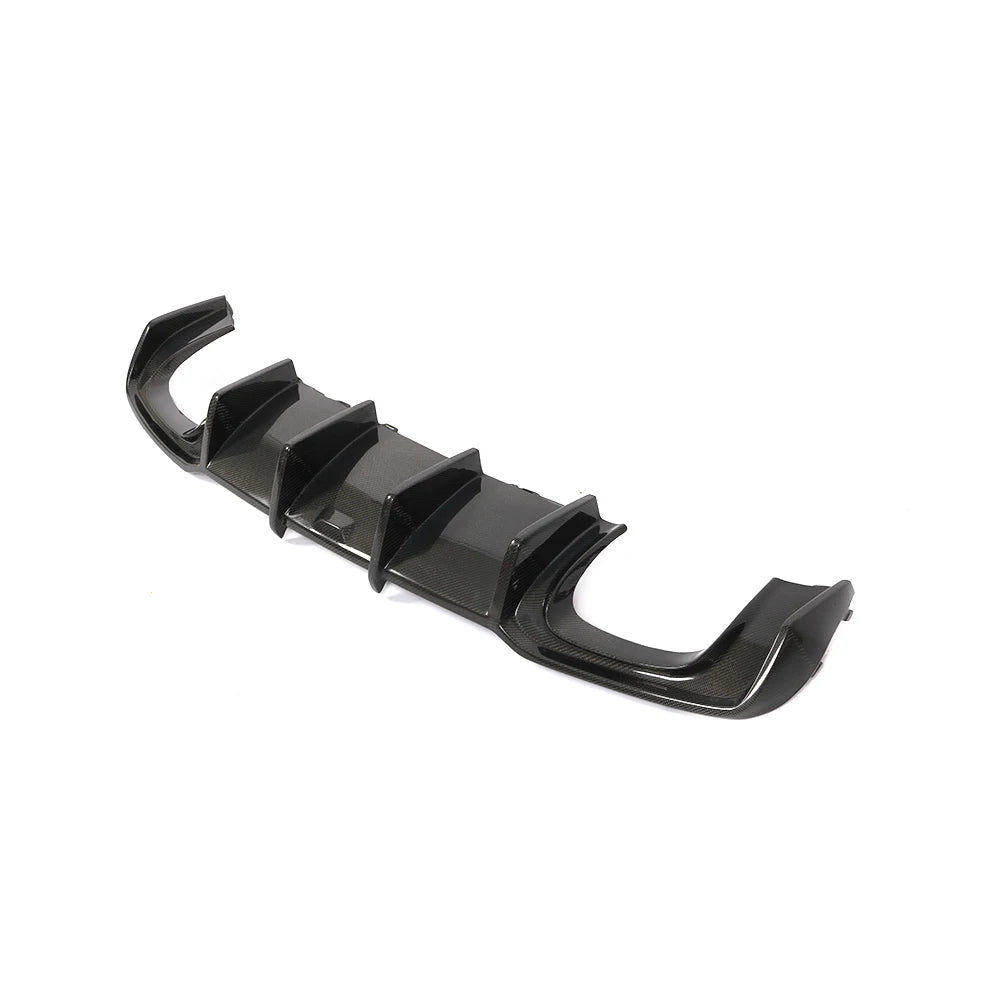 Genuine carbon fibre rear diffuser V2 for Audi A3 S3 8V Facelift Saloon