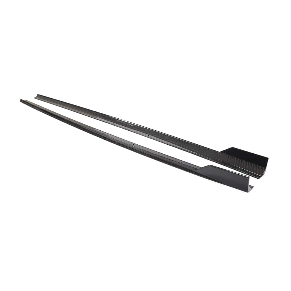 Audi A3 S3 RS3 8V Saloon genuine carbon fibre side skirts V2 pair