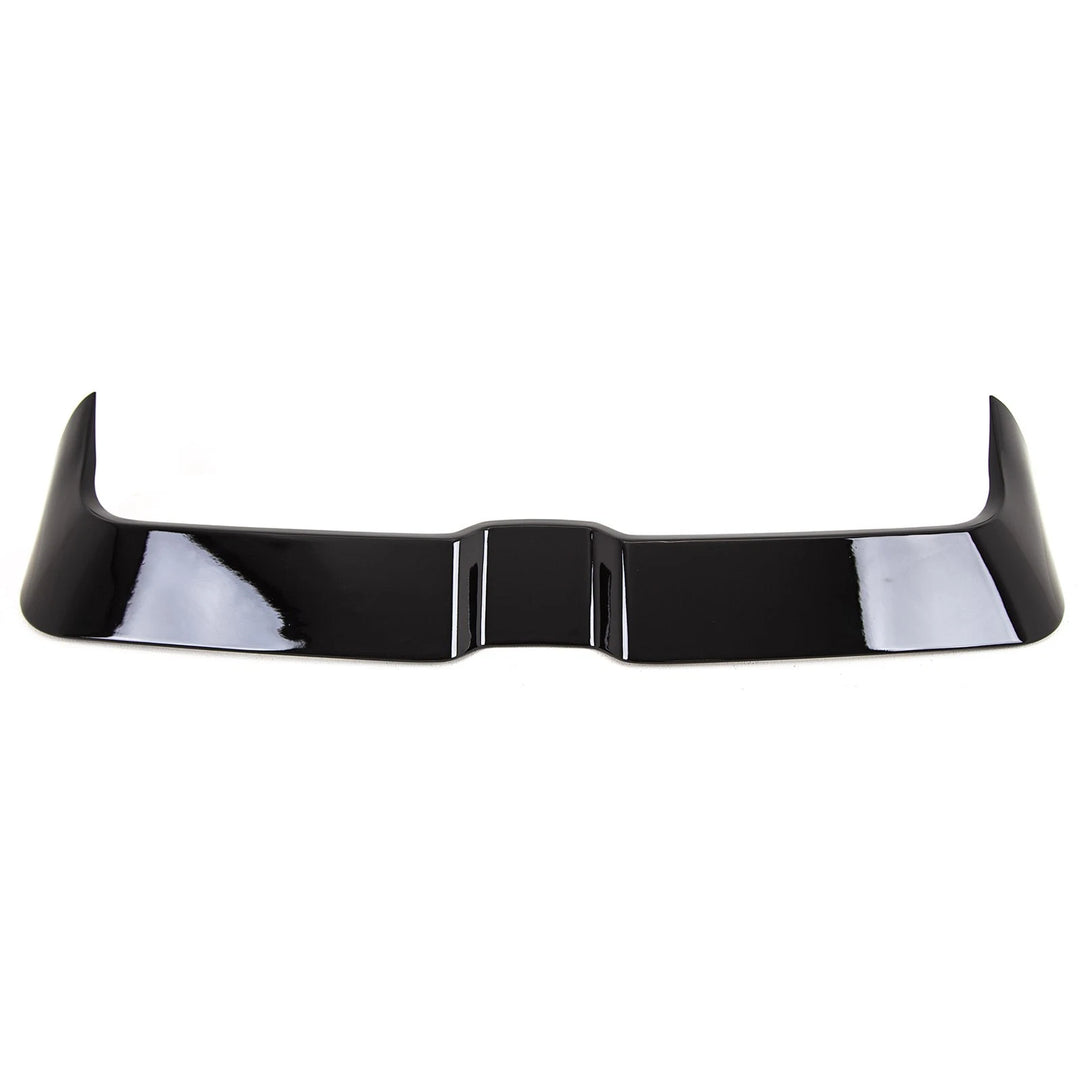 Gloss black rear roof spoiler for Audi A3 S3 RS3 Sportback on a plain background