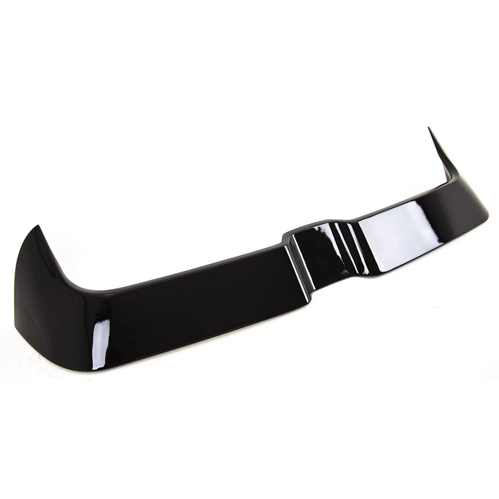 Rear roof spoiler for Audi A3 8V Sportback in gloss black, rear three-quarter view