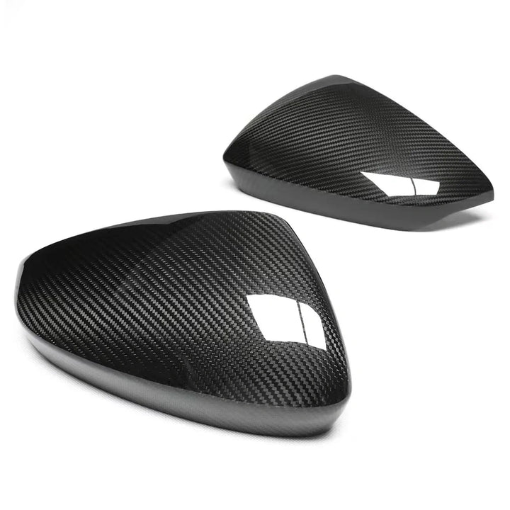 Audi A3 S3 RS3 8Y dry carbon fibre wing mirror covers pair