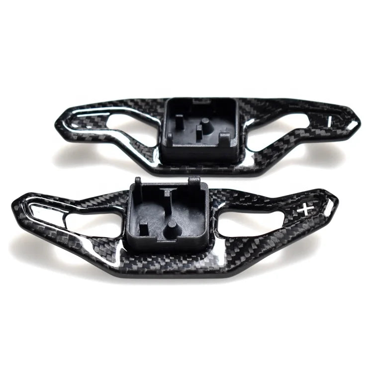 Audi A4 A5 B9 carbon fibre paddle shifter pair