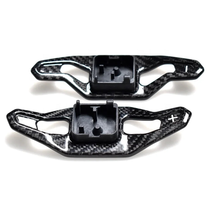 Audi A4 A5 B9 carbon fibre paddle shifter pair