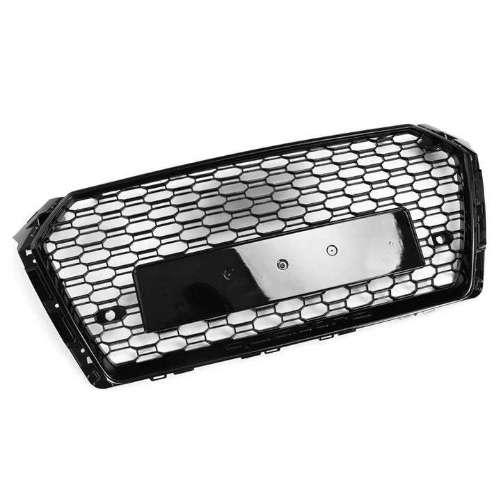 Audi A4 S4 B9 honeycomb gloss black front grille V2