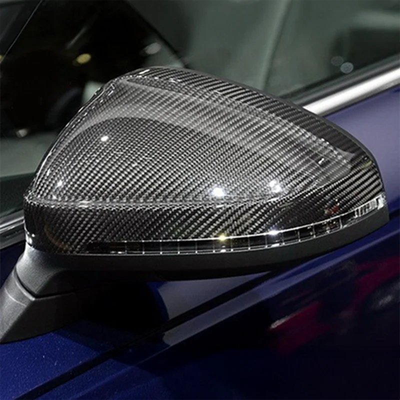 Audi RS5 B9 fitted with dry carbon fibre mirror covers, side profile