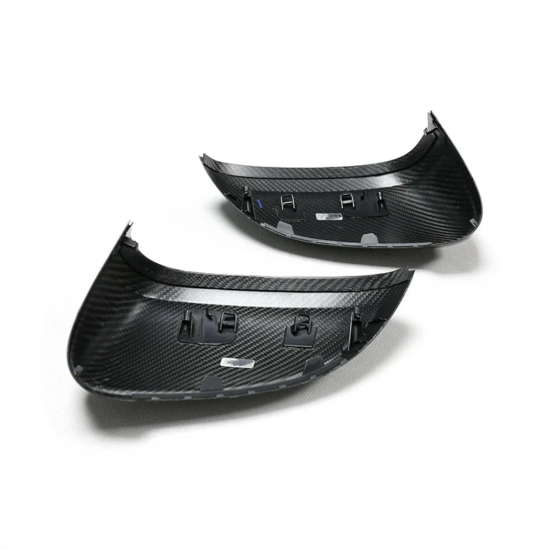 Pair of dry carbon fibre replacement mirror covers V1 for Audi A4 S4 RS4 A5 S5 RS5 B9 B9.5