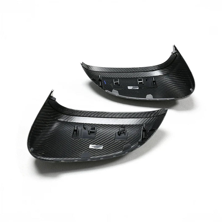 Pair of dry carbon fibre replacement mirror covers V1 for Audi A4 S4 RS4 A5 S5 RS5 B9 B9.5