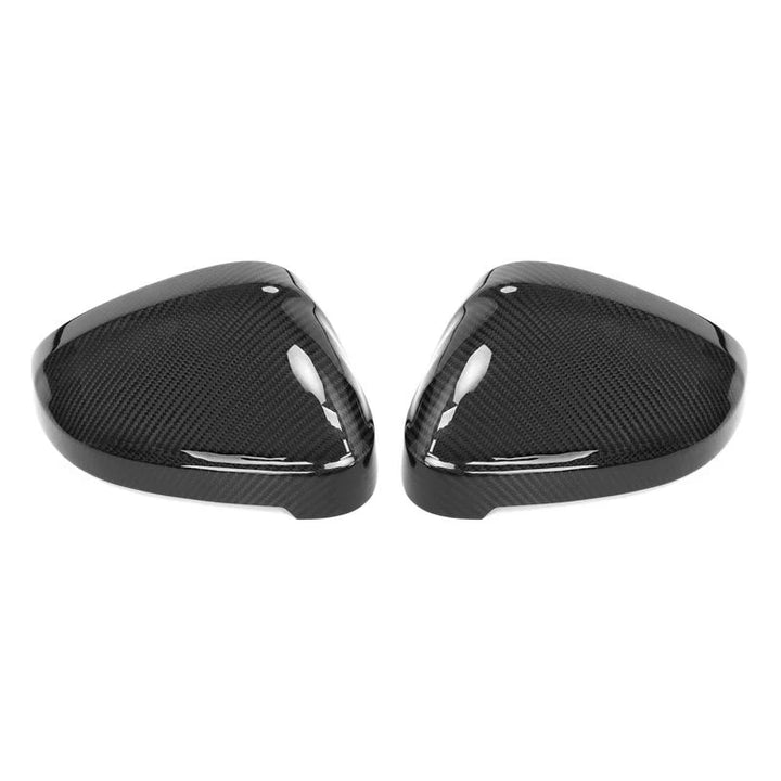 Audi RS4 Avant dry carbon fibre mirror cover detail
