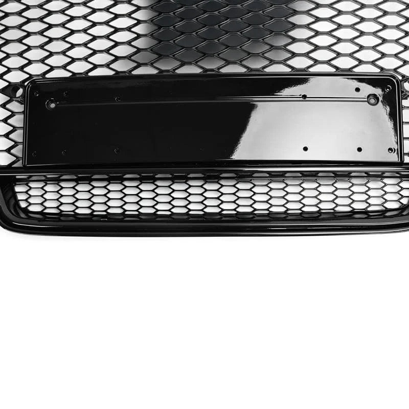 Audi S5 Coupe B8.5 with a V2 honeycomb gloss black grille and number plate holder