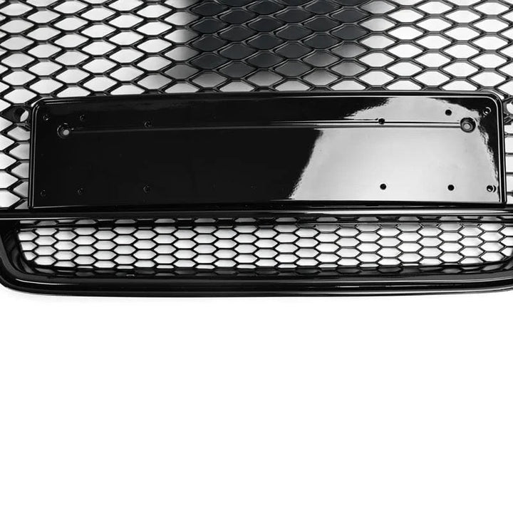 Audi S5 Coupe B8.5 with a V2 honeycomb gloss black grille and number plate holder