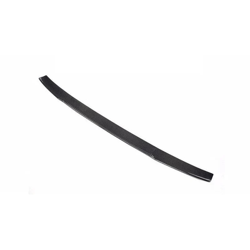Audi A5 S5 B8.5 Sportback carbon fibre ducktail spoiler on a plain background