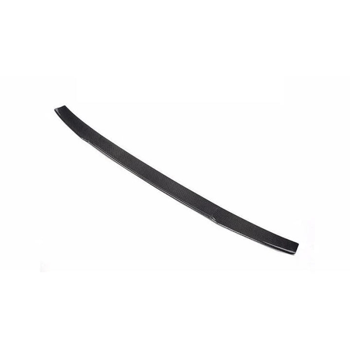 Audi A5 S5 B8.5 Sportback carbon fibre ducktail spoiler on a plain background