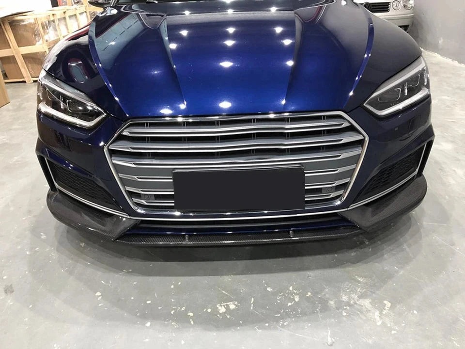 Audi S5 B9 splitter installed