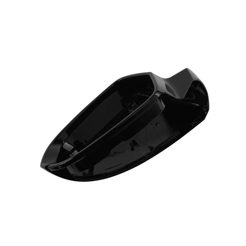 Audi RS6 C7 gloss black ABS mirror caps close up