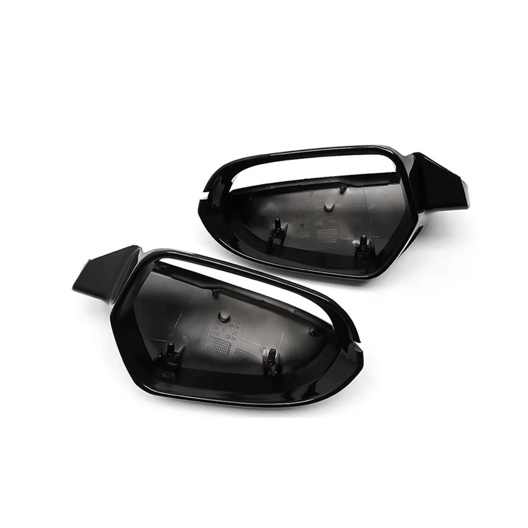 Audi RS6 C7 gloss black ABS mirror caps pair flipped