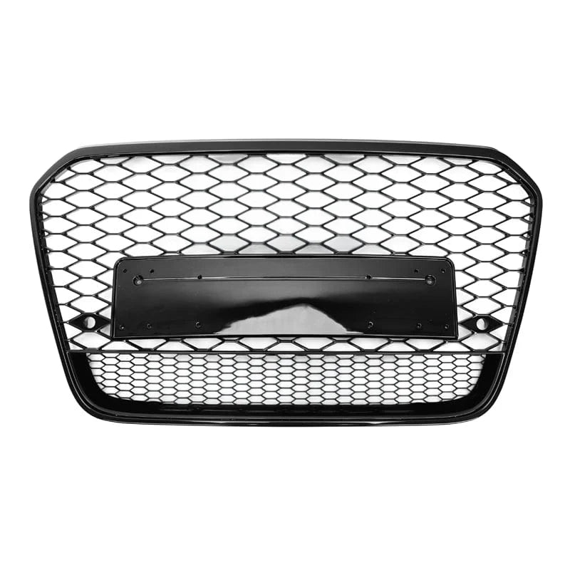 Audi A6 S6 C7 honeycomb gloss black front grille V1